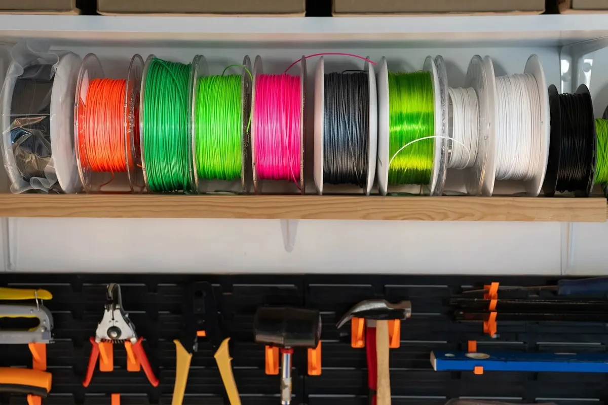 Barevné cívky filamentu pro vícebarevný tisk na Anycubic Kobra 3